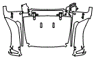 Full Hood and Fender Kit pattern for the 2025 Jeep Wrangler 4xe