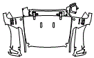 Full Hood and Fender Kit pattern for the 2025 Jeep Wrangler 4xe