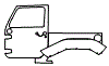 Rear Fender and Door Kit pattern for the 2018 Jeep Wrangler JK