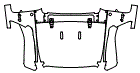 Full Hood and Fender Kit pattern for the 2026 Jeep Wrangler