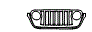 Grille Kit pattern for the 2018 Jeep Wrangler JL (2018.5)