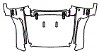 Full Hood and Fender Kit pattern for the 2026 Jeep Wrangler