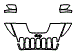 Hood, Fender and Mirror Kit pattern for the 2014 Jeep Cherokee