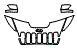 Hood, Fender and Mirror Kit pattern for the 2014 Jeep Cherokee