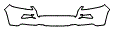 Bumper pattern for the 2014 Jeep Cherokee