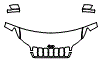 Hood, Fender and Mirror Kit pattern for the 2019 Jeep Cherokee