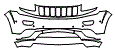 Bumper Kit pattern for the 2014 Jeep Grand Cherokee
