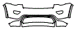 Bumper Kit pattern for the 2022 Jeep Grand Cherokee WK (Previous Generation)