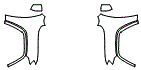 Full Fender and Mirror Kit pattern for the 2022 Jeep Grand Cherokee WK (Previous Generation)