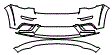 Bumper Kit pattern for the 2022 Jeep Grand Cherokee WK (Previous Generation)