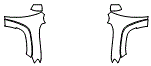 Full Fender and Mirror Kit pattern for the 2022 Jeep Grand Cherokee WK (Previous Generation)