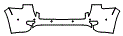 Rear Bumper Kit pattern for the 2018 Jeep Grand Cherokee