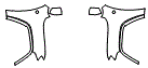 Full Fender and Mirror Kit pattern for the 2018 Jeep Grand Cherokee