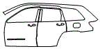 Rear Fender and Door Kit pattern for the 2022 Jeep Grand Cherokee WK (Previous Generation)
