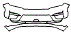 Bumper Kit pattern for the 2025 Jeep Grand Cherokee 4xe