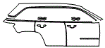 Door and Rear Fender Kit pattern for the 2025 Jeep Grand Cherokee 4xe