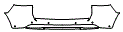 Rear Bumper Kit pattern for the 2025 Jeep Grand Cherokee 4xe