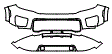Bumper Kit pattern for the 2022 Jeep Grand Cherokee