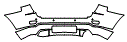 Rear Bumper Kit pattern for the 2022 Jeep Grand Cherokee WK (Previous Generation)