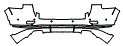 Rear Bumper Kit pattern for the 2022 Jeep Grand Cherokee WK (Previous Generation)