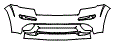 Bumper Kit pattern for the 2013 SRT Grand Cherokee SRT