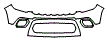 Bumper Kit pattern for the 2026 Jeep Compass
