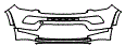 Bumper Kit pattern for the 2022 Jeep Compass
