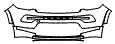 Bumper Kit pattern for the 2022 Jeep Compass