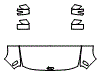 Hood, Fender and Mirror Kit pattern for the 2023 Jeep Renegade