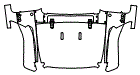 Full Hood and Fender Kit pattern for the 2026 Jeep Gladiator