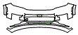 Bumper Kit pattern for the 2021 Jeep Grand Cherokee L