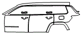Door and Rear Fender Kit pattern for the 2026 Jeep Grand Cherokee L