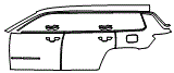 Door and Rear Fender Kit pattern for the 2026 Jeep Grand Cherokee L