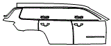 Door and Rear Fender Kit pattern for the 2026 Jeep Grand Cherokee L