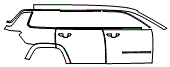 Door and Rear Fender Kit pattern for the 2026 Jeep Grand Cherokee L