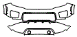 Bumper Kit pattern for the 2021 Jeep Grand Cherokee L
