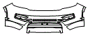 Bumper Kit pattern for the 2022 Jeep Grand Wagoneer
