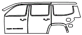 Door and Rear Fender Kit pattern for the 2026 Jeep Grand Wagoneer