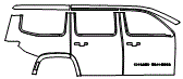 Door and Rear Fender Kit pattern for the 2026 Jeep Grand Wagoneer