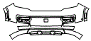 Bumper Kit pattern for the 2025 Jeep Wagoneer