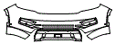 Bumper Kit pattern for the 2022 Jeep Grand Wagoneer