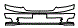 Bumper Kit pattern for the 2000 Lexus LS 400