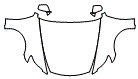 Full Hood, Fender and Mirror Kit pattern for the 2008 Lexus LS 460