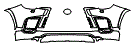Bumper Kit pattern for the 2026 Lexus LX