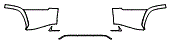 Rear Bumper Kit pattern for the 2026 Lexus LX