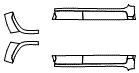 Rocker Panel Kit pattern for the 2026 Lexus LX