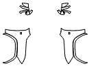 Full Fender and Mirror Kit pattern for the 2026 Lexus LX