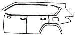 Door and Rear Fender Kit pattern for the 2026 Lexus LX