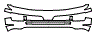 Bumper Kit pattern for the 2007 Lexus LX 470