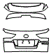 Trunk Lid Kit pattern for the 2016 Lexus LX